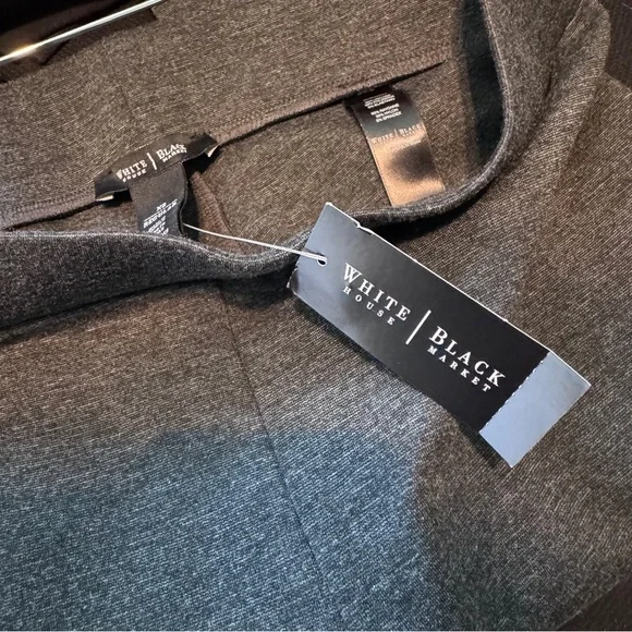 White House Black Market Dark Gray Leggings NWT Women's Size XS Regular - Picture 9 of 10